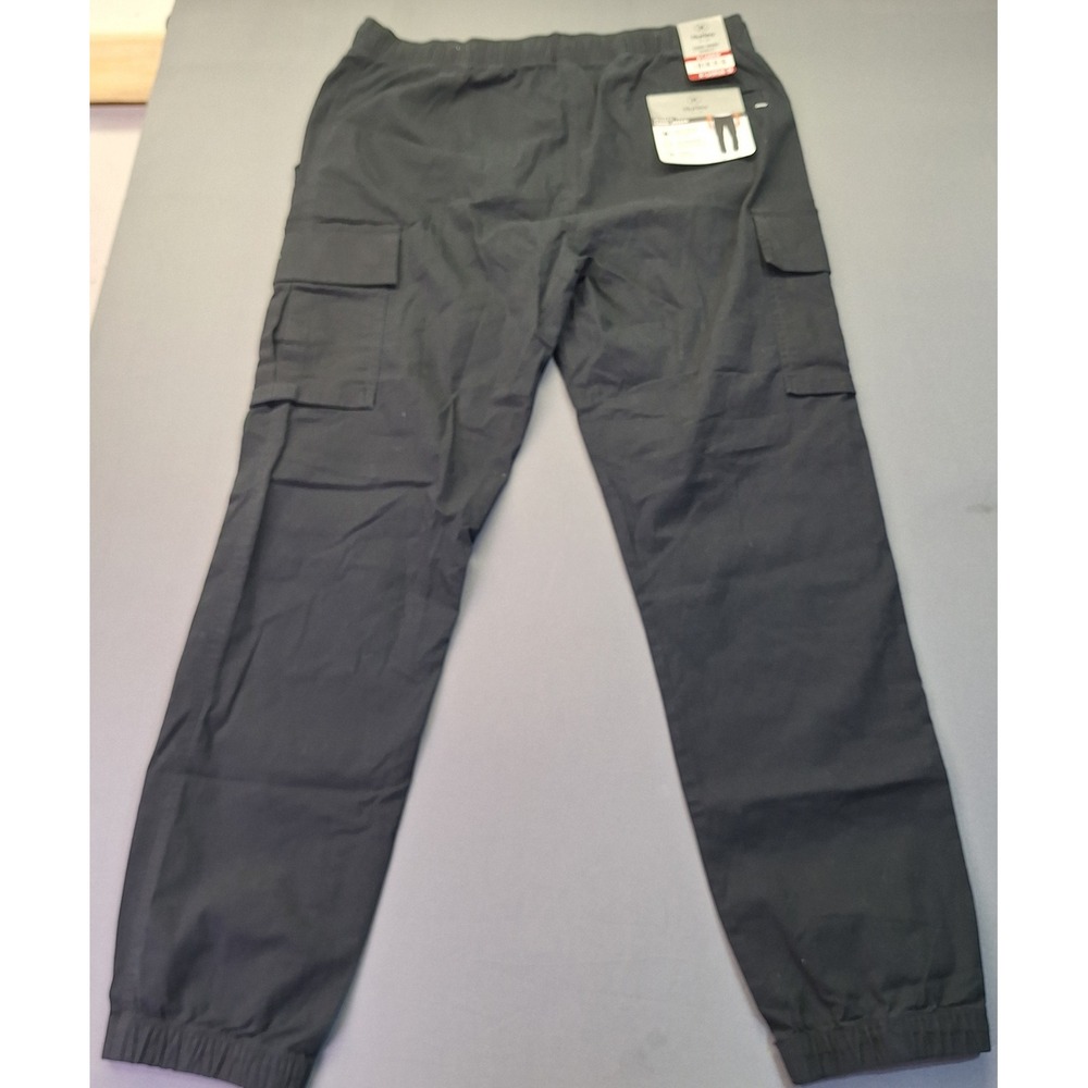 Hurley Mens Relaxed Fit Cargo Jogger Pants Black XL Stretch Ripstop 0980 - Picture 8 of 9
